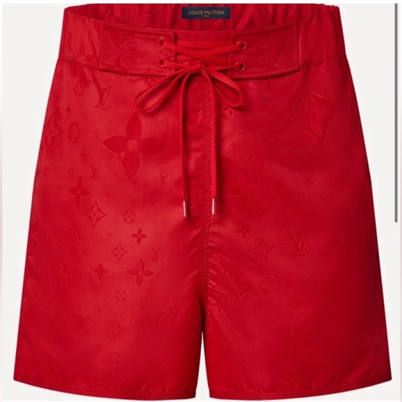 Louis Vuitton Swim Louis Vuitton Red 3d Pocket Monogram Board